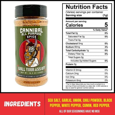 Cannibal All Purpose Spice - The Pepper Pantry (Formerly Marie Sharp's)